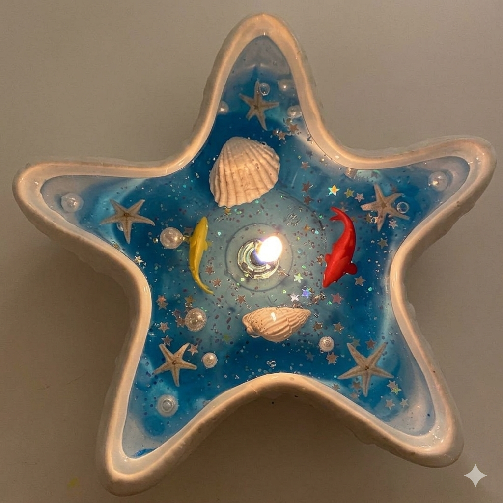 Mystic oceanic candle