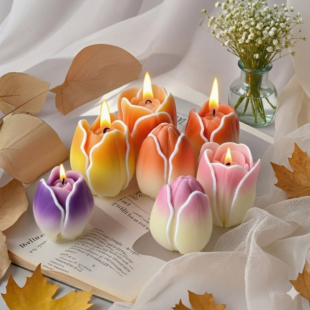 Mystic Flowery candles